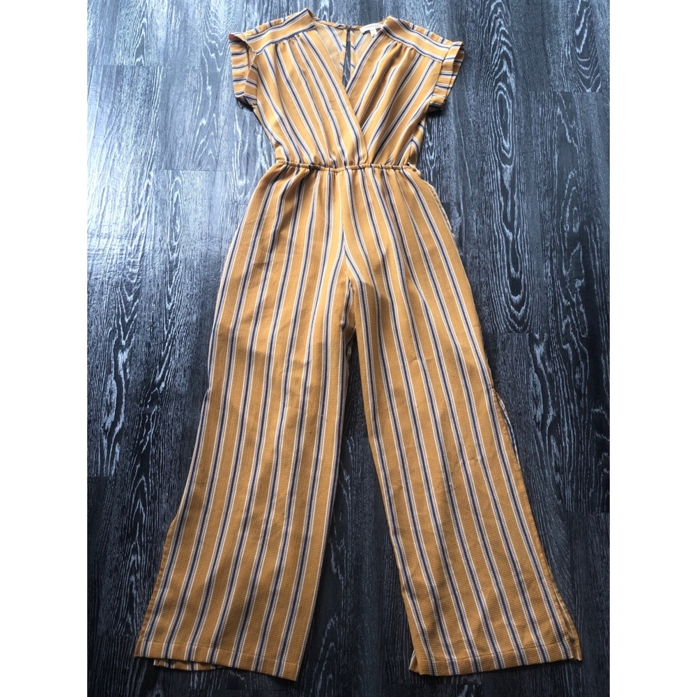 Yellow and blue stripped jumper